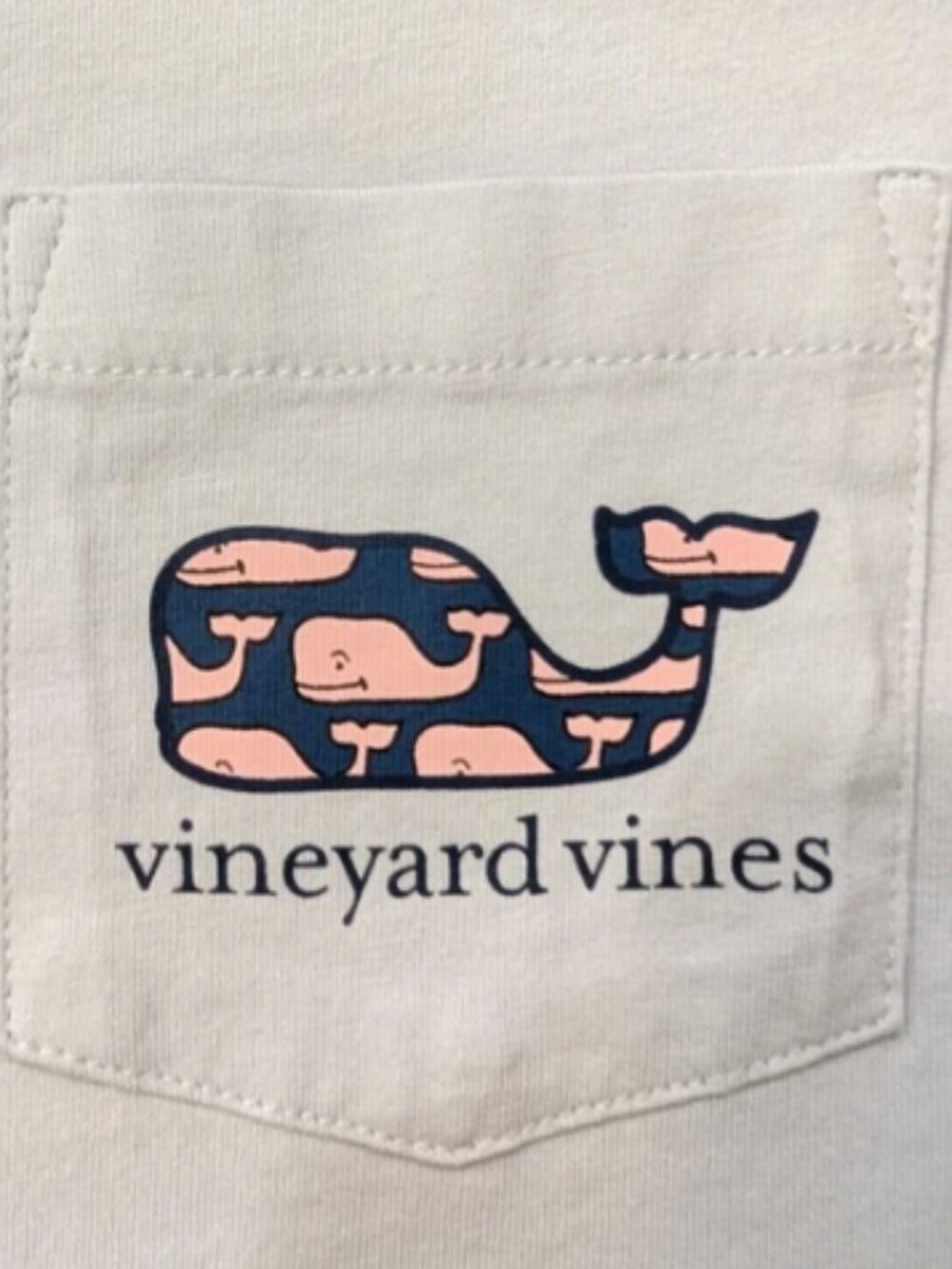 Vineyard Vines Women’s Long Sleeve Whale Pocket Blue 100% Cotton - Picture 12 of 12